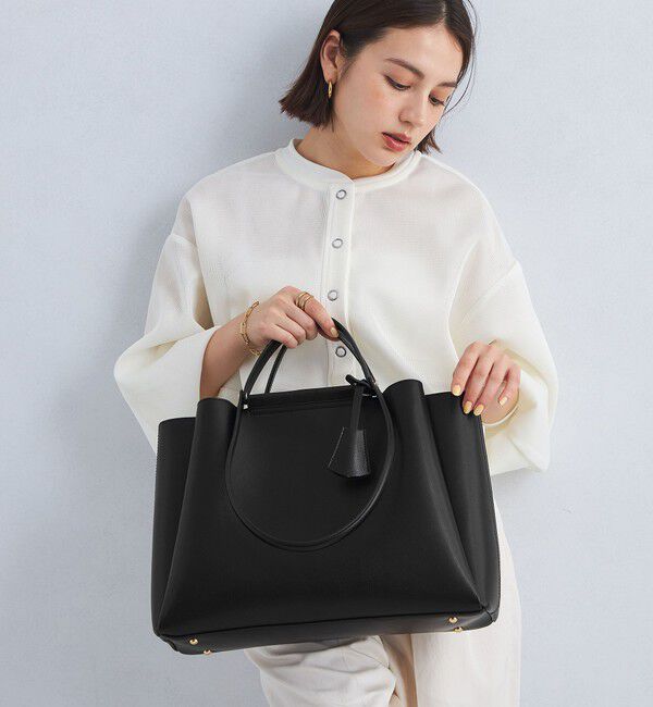 UNITED ARROWS green label relaxing「【WEB限定】NEW ダブルハンドルトートバッグ / A4 / 通勤 / PCバッグ付き」|ショルダー・メッセンジャー|