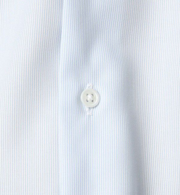 UNITED ARROWS green label relaxing「コットン ナローストライプ ワイドカラー ドレスシャツ -イージーアイロン-」|シャツ・ブラウス|