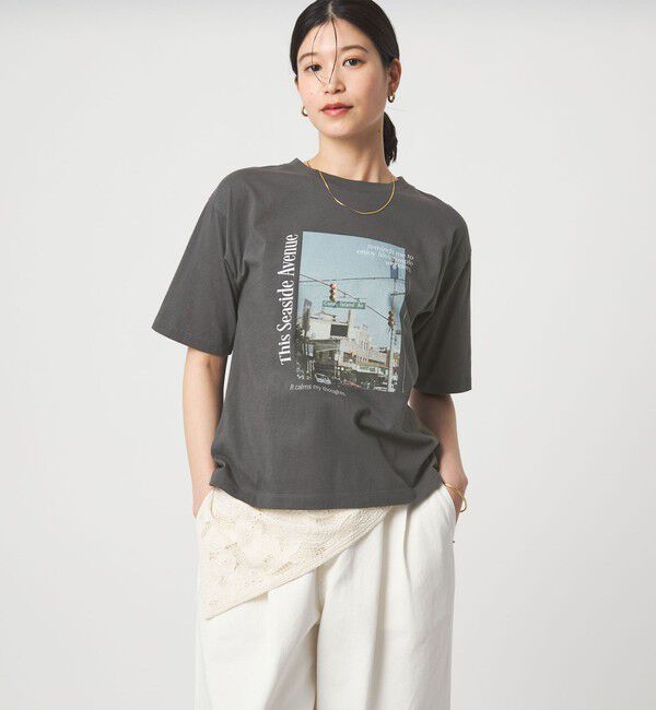 UNITED ARROWS green label relaxing「【WEB限定】＜at ease＞アソート フォトプリント ショートスリーブ カットソー」|Tシャツ・カットソー|その他4