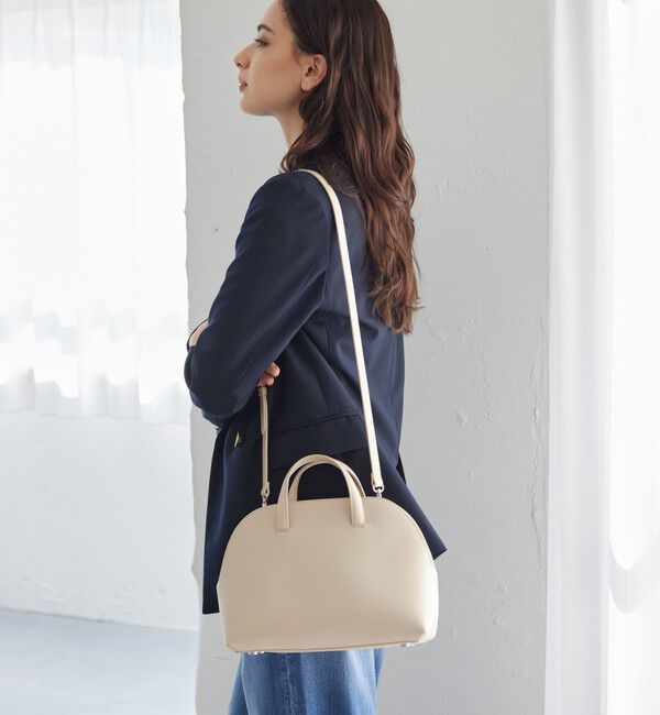 UNITED ARROWS green label relaxing「【WEB限定】2WAY ラウンド ボストンバッグ / ショルダーバッグ」|ショルダー・メッセンジャー|