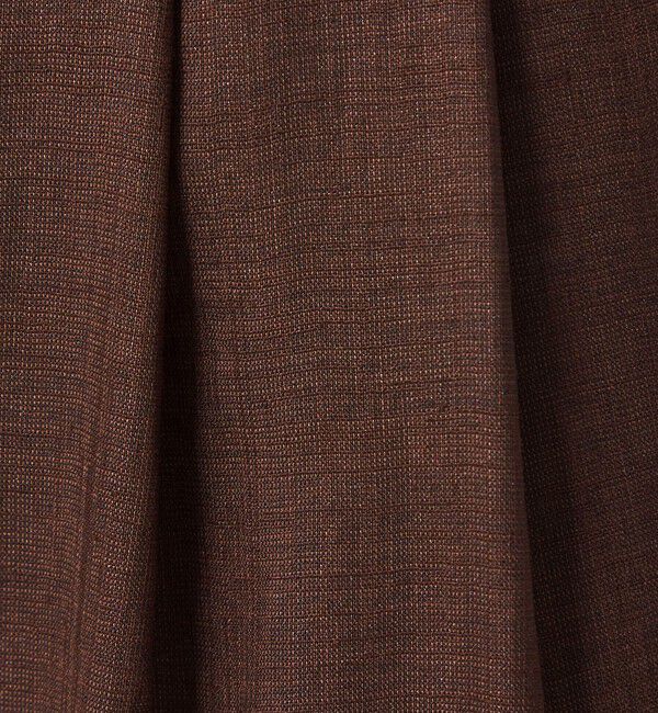 UNITED ARROWS green label relaxing「［size SHORT/TALLあり］ライト リネンライク タック ワイドパンツ UVカット 通気性」|スラックス|