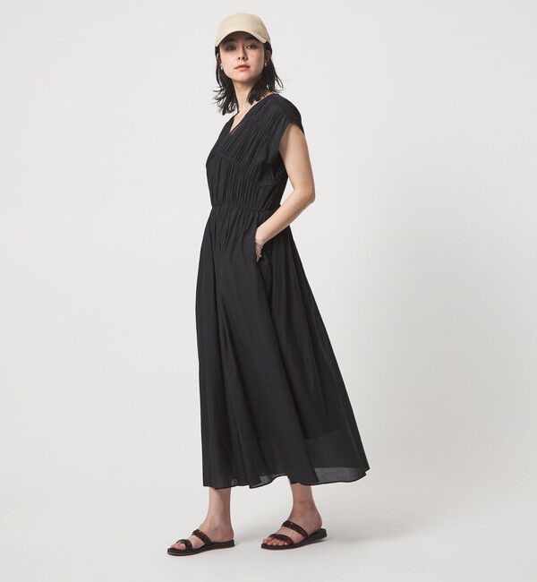 UNITED ARROWS green label relaxing「ティアード ギャザー ワンピース」|ワンピース|