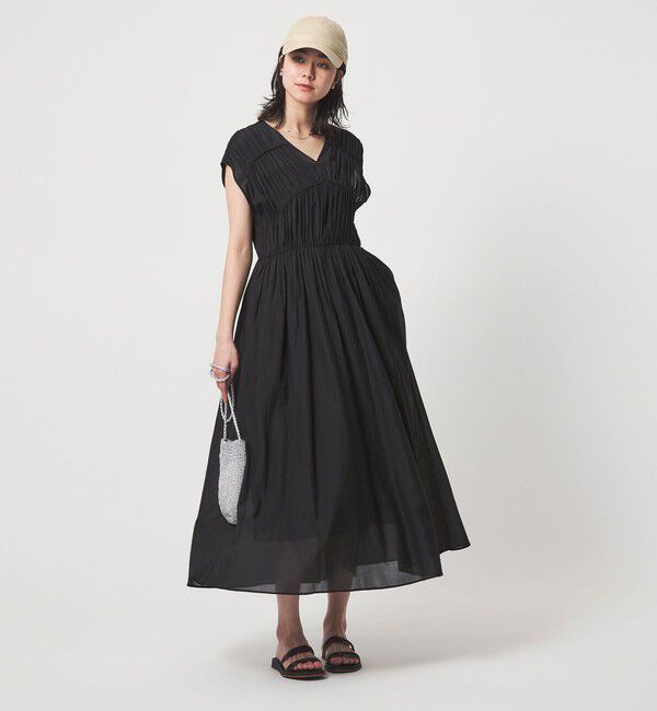 UNITED ARROWS green label relaxing「ティアード ギャザー ワンピース」|ワンピース|