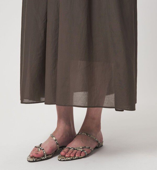 UNITED ARROWS green label relaxing「ティアード ギャザー ワンピース」|ワンピース|