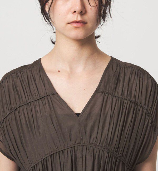 UNITED ARROWS green label relaxing「ティアード ギャザー ワンピース」|ワンピース|