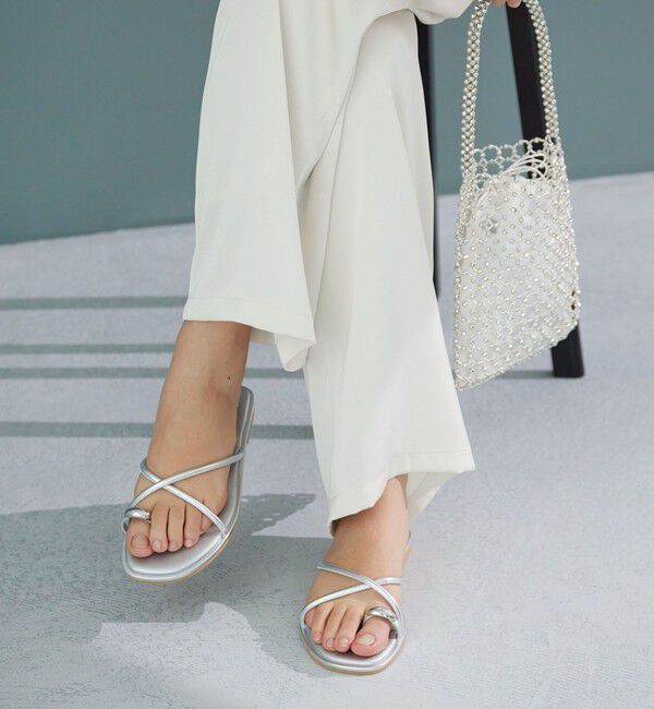 UNITED ARROWS green label relaxing「【結論シリーズ】リングエアサンダル」|サンダル|SILVER