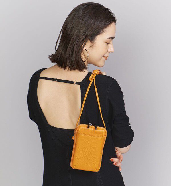 BEAUTY&YOUTH UNITED ARROWS「レザー ジップスリム ウォレットショルダー」|ショルダー・メッセンジャー|