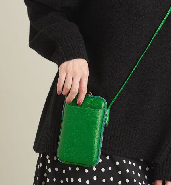 BEAUTY&YOUTH UNITED ARROWS「レザー ジップスリム ウォレットショルダー」|ショルダー・メッセンジャー|