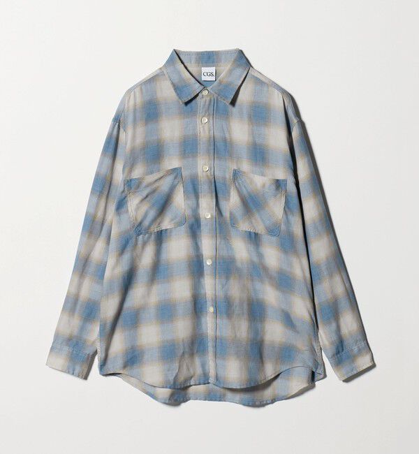 California General Store「＜CGS.＞オンブレ チェック 2ポケット シャツ」|シャツ・ブラウス|