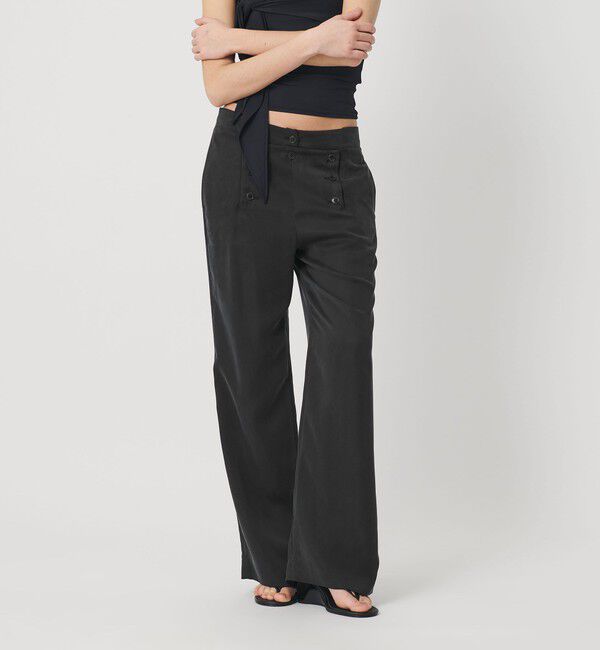 ATTISESSION「＜ATTISESSION＞セーラー パンツ」|その他|BLACK