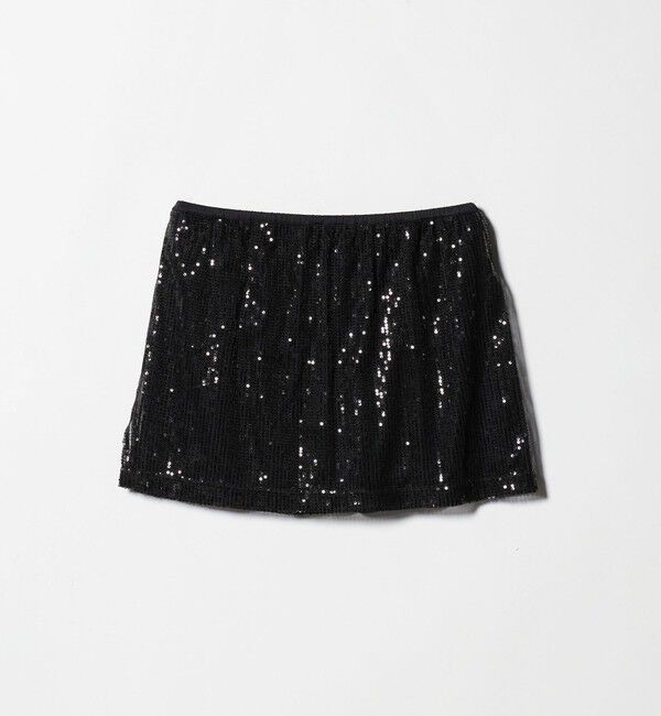 ATTISESSION「＜ATTISESSION＞スパンコール ミニスカート」|スカート|