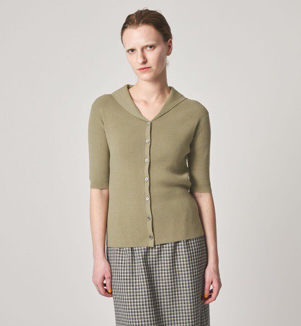 STEVEN ALAN「＜Steven Alan＞リブ カーディガン」|カーディガン|