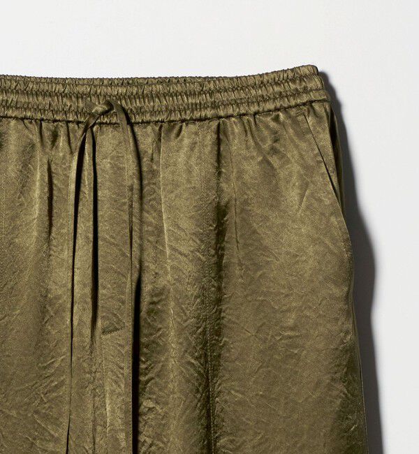 BEAUTY&YOUTH UNITED ARROWS「アセテートサテン ワイド イージーパンツ ウォッシャブル」|その他|
