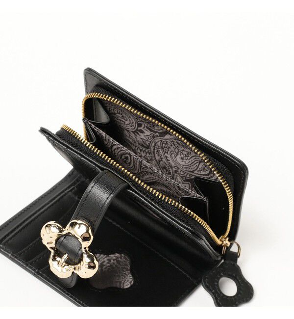 Ray BEAMS 「【WEB限定】Hashibami / 花バックル ウォレット」|財布|
