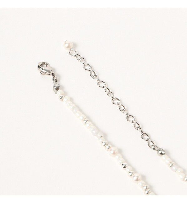 Ray BEAMS 「パール＆フラワー ネックレス」|ネックレス|