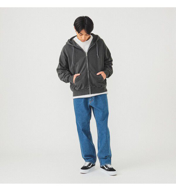 BEAMS「ワイド テーパード デニム」|デニム|