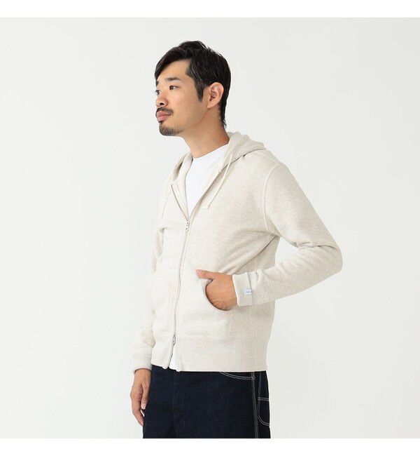 BEAMS PLUS「LOOPWHEELER / 別注 Slim Zip Sweat Hoody」|スウェット・ジャージ|