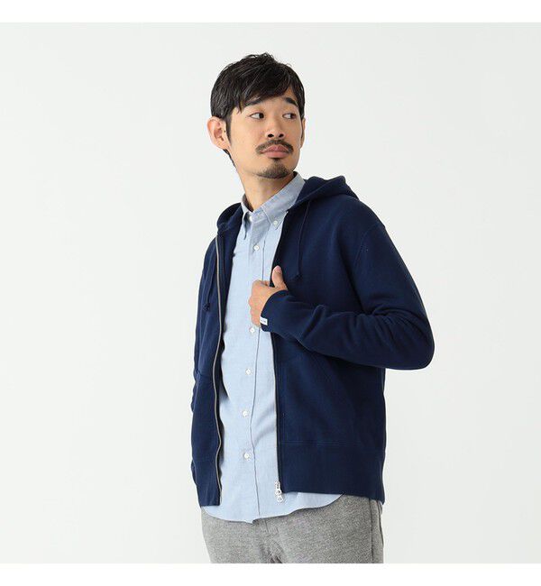 BEAMS PLUS「LOOPWHEELER / 別注 Slim Zip Sweat Hoody」|スウェット・ジャージ|