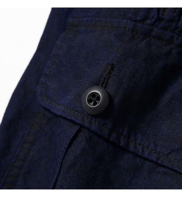 BEAMS PLUS「BEAMS PLUS / インディゴ リップストップ ミリタリー 6ポケット パンツ」|その他|