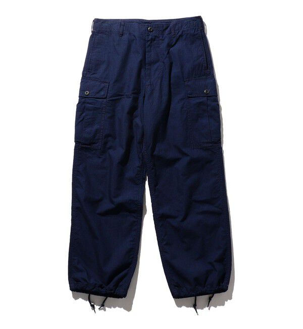 BEAMS PLUS「BEAMS PLUS / インディゴ リップストップ ミリタリー 6ポケット パンツ」|その他|INDIGO
