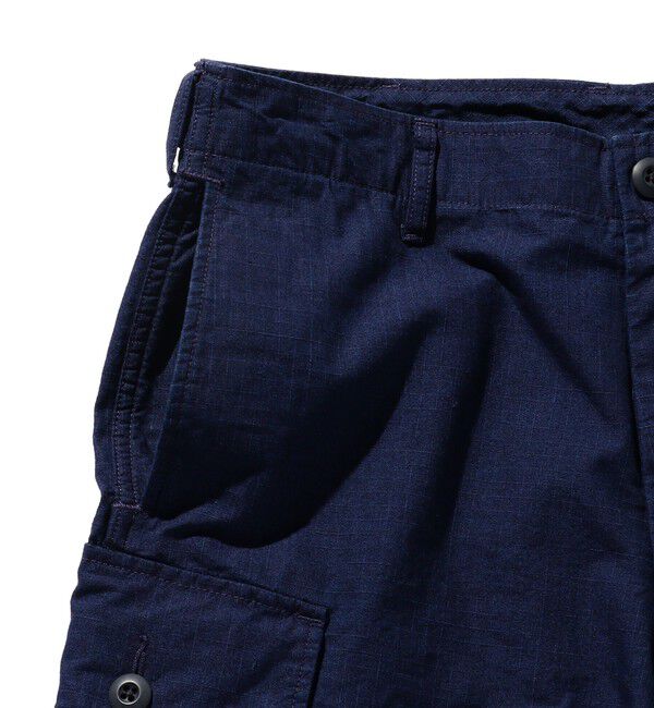 BEAMS PLUS「BEAMS PLUS / インディゴ リップストップ ミリタリー 6ポケット パンツ」|その他|