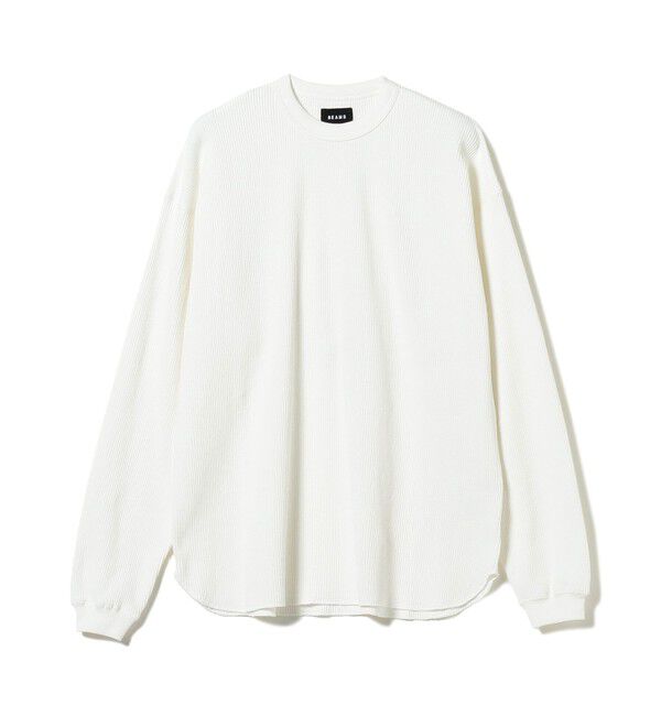 BEAMS「ルーズ クルーネック サーマル」|Tシャツ・カットソー|