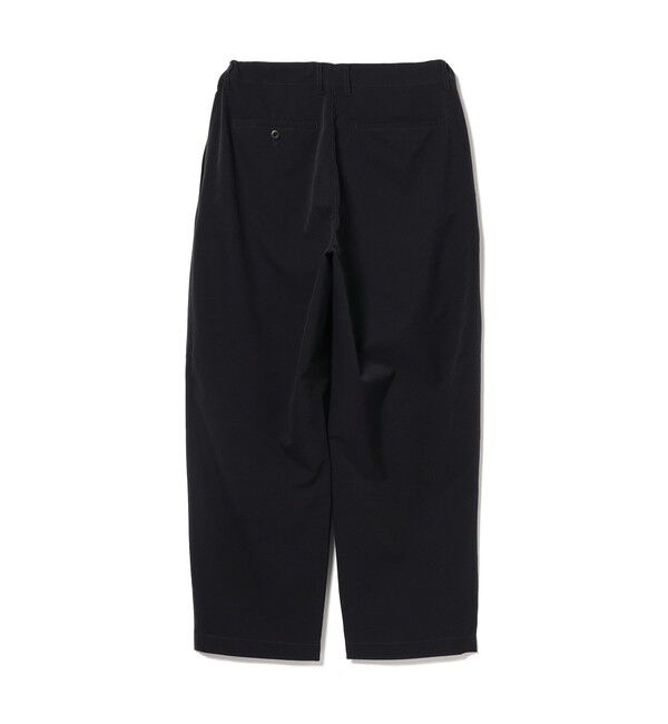 BEAMS「メッシュライク 2プリーツ テーパード スラックス」|チノ|