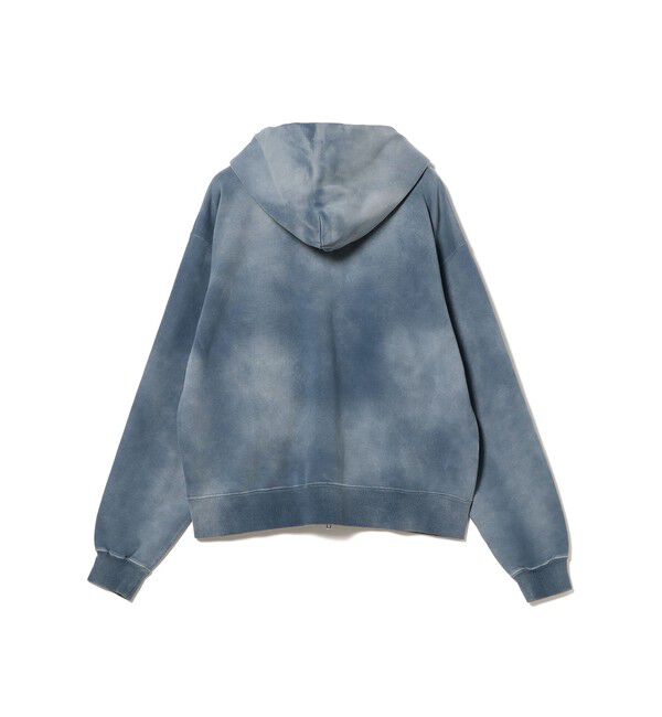 BEAMS「ワイドショートフィット フェード フルジップ フーディー」|スウェット・ジャージ|