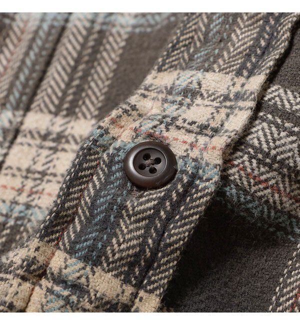 BEAMS「ワイドフィット フェード チェックシャツ」|シャツ・ブラウス|