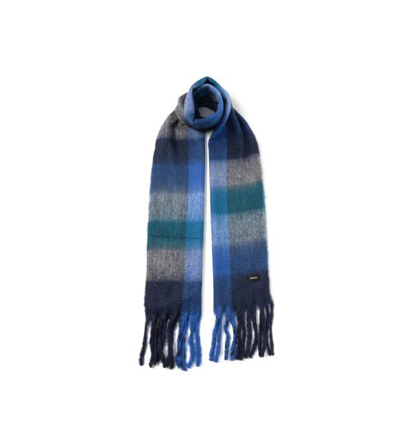 BEAMS「ビッグ シャギー マフラー」|マフラー|BLUE