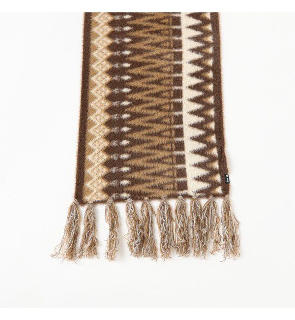 BEAMS「ノルディック柄 マフラー」|マフラー|