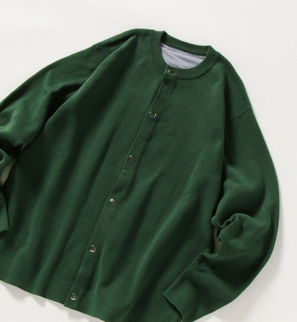 SHIPS any「SHIPS any: 〈手洗い可能〉 ミラノリブ クルーネック カーディガン 24SS◇」|カーディガン|