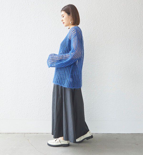SHIPS for women「〈手洗い可能〉モヘヤ メッシュ プルオーバー◇」|ニット・セーター|