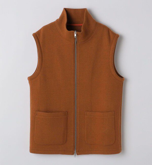 SHIPS「BATEAUX DE SHIPS: ボイルドウール ジップ ベスト」|ダウンベスト・ベスト|