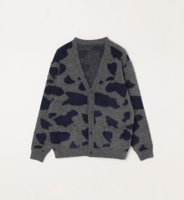 SHIPS any「SHIPS any: シャギー パターン ユニセックス ニット カーディガン 23AW◇」|カーディガン|