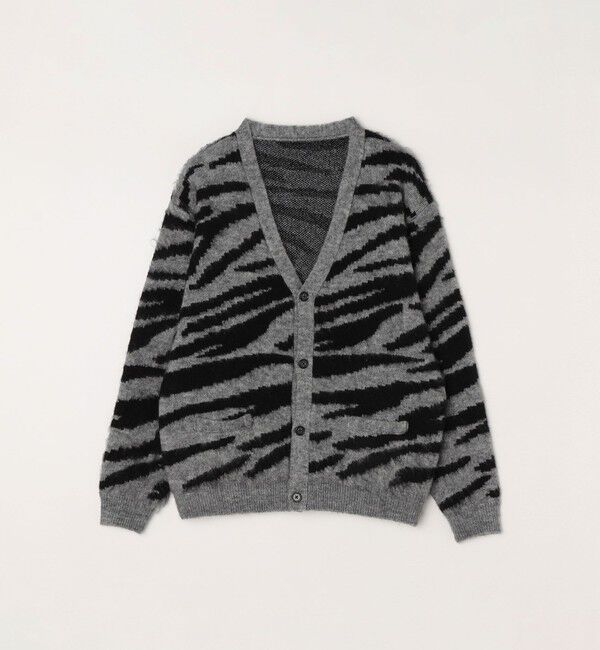 SHIPS any「SHIPS any: シャギー パターン ユニセックス ニット カーディガン 23AW◇」|カーディガン|