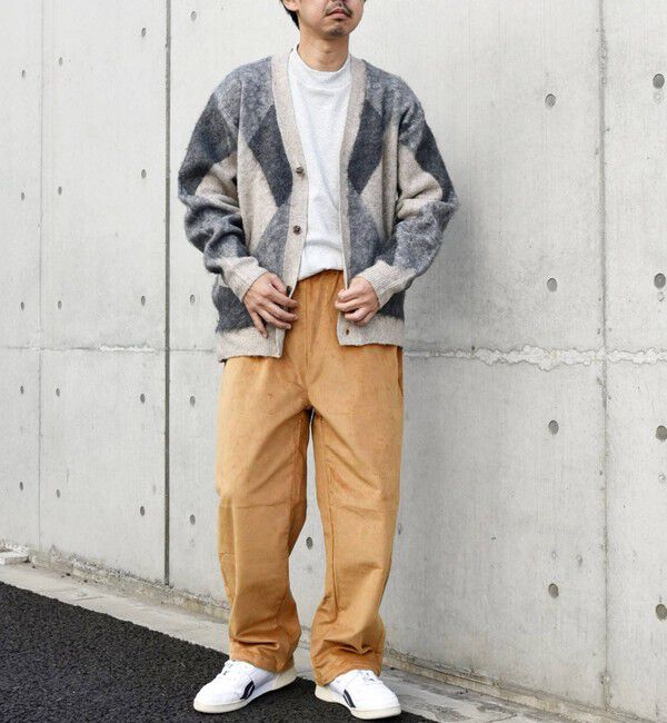 SHIPS any「SHIPS any: シャギー パターン ユニセックス ニット カーディガン 23AW◇」|カーディガン|