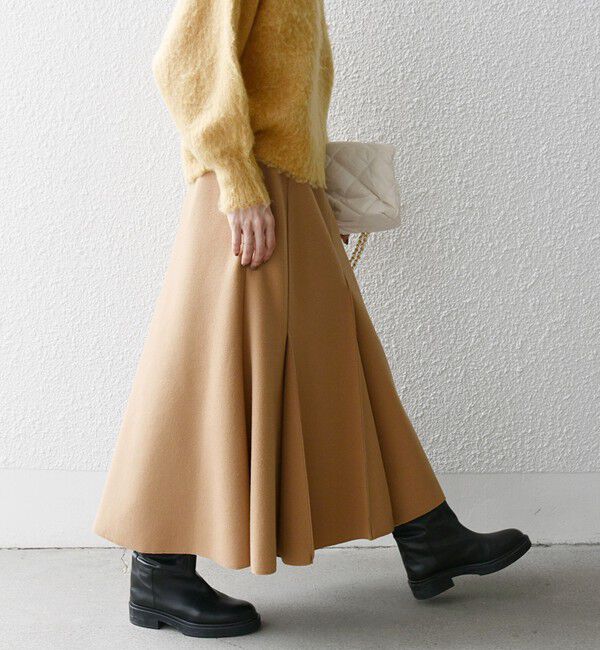 SHIPS any「SHIPS any: エア ニードル タック ミディ スカート」|スカート|