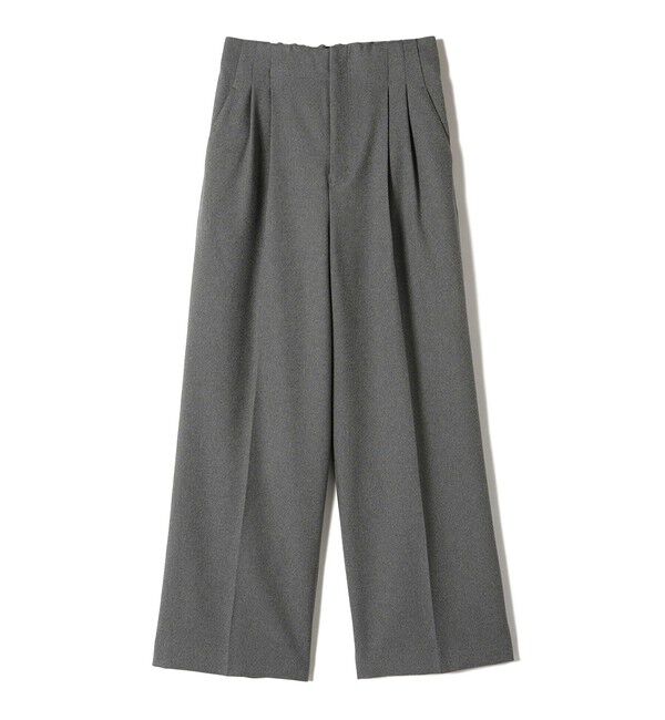 SHIPS for women「〈手洗い可能〉ウールライク ウエスト タック パンツ」|その他|