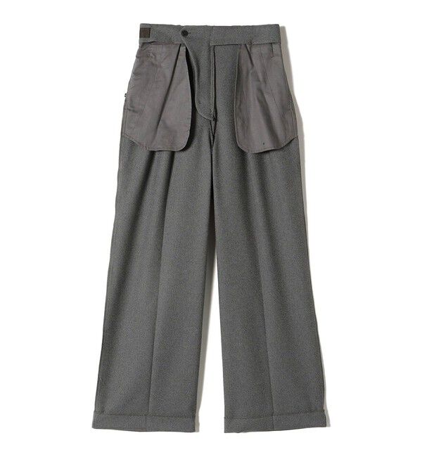 SHIPS for women「〈手洗い可能〉ウールライク ウエスト タック パンツ」|その他|