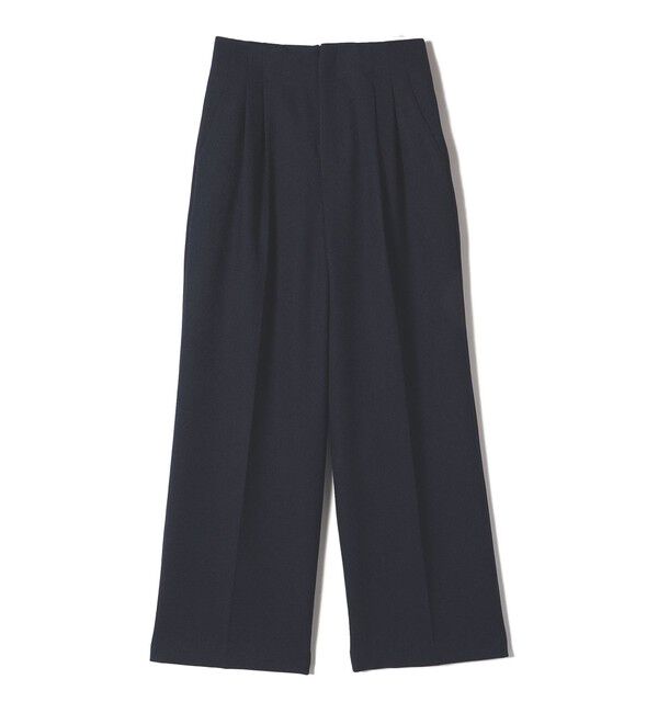 SHIPS for women「〈手洗い可能〉ウールライク ウエスト タック パンツ」|その他|