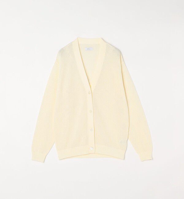 SHIPS any「SHIPS any: 〈洗濯機可能〉シアー ニット Vネック ボタン カーディガン◇」|カーディガン|