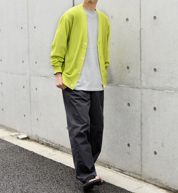 SHIPS any「SHIPS any: 〈洗濯機可能〉シアー ニット Vネック ボタン カーディガン◇」|カーディガン|