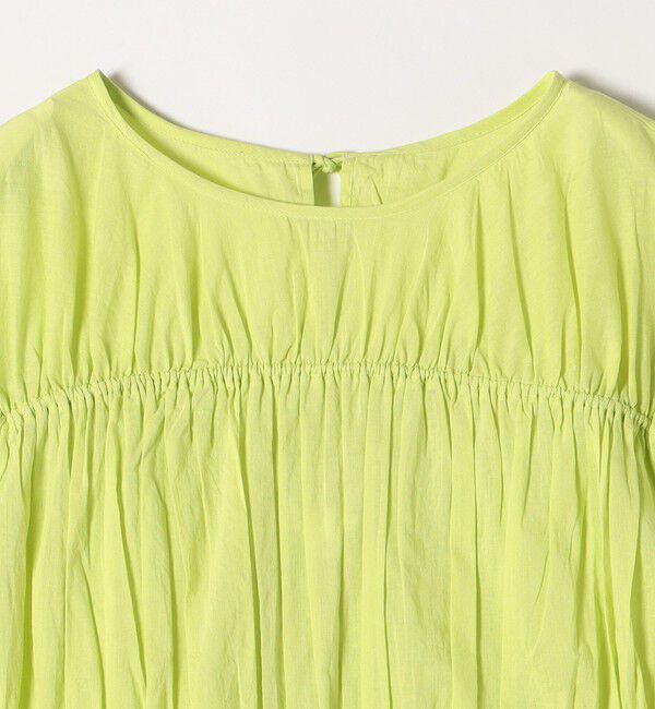 SHIPS any「SHIPS any:〈洗濯機可能〉コード リボン パフスリーブ ブラウス」|シャツ・ブラウス|