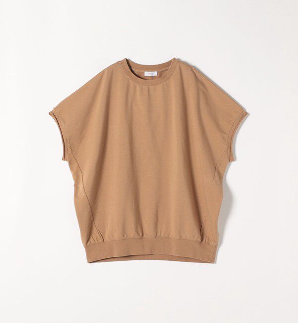 SHIPS any「《一部予約》【WEB限定】SHIPS any:〈洗濯機可能〉インレイ コクーン ショートスリーブ プルオーバー」|Tシャツ・カットソー|