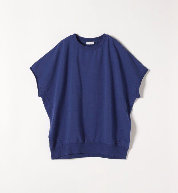 SHIPS any「《一部予約》【WEB限定】SHIPS any:〈洗濯機可能〉インレイ コクーン ショートスリーブ プルオーバー」|Tシャツ・カットソー|