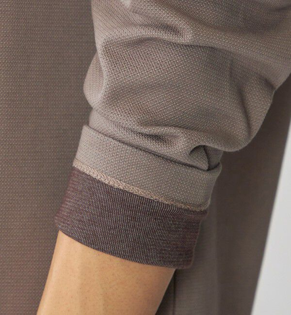 SHIPS「SHIPS: 鹿の子 ダブルフェイス クルーネック ロングスリーブ Tシャツ (ロンT)」|Tシャツ・カットソー|