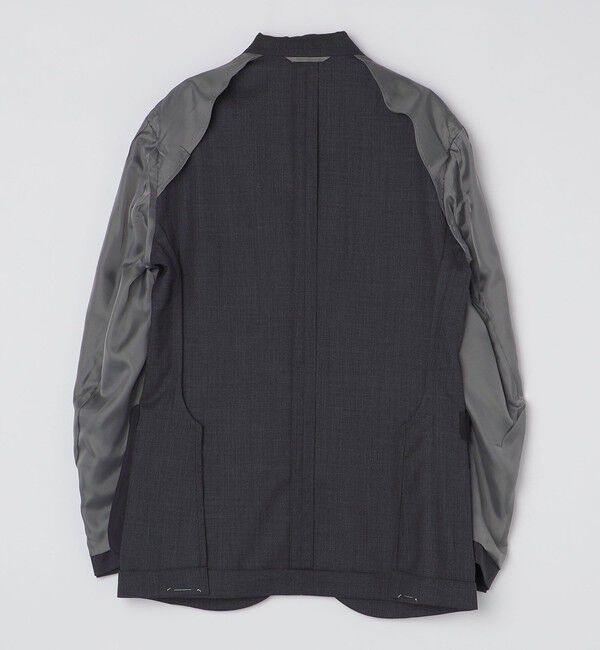 SHIPS「SHIPS:〈FUNCTION/洗濯機可能〉ウォッシャブル バーズアイ ジャケット(セットアップ対応)」|テーラードジャケット|