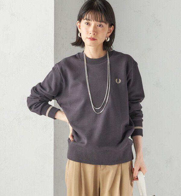 SHIPS for women「【SHIPS別注】FRED PERRY: SINGLE TIPPED SWEAT」|スウェット・ジャージ|