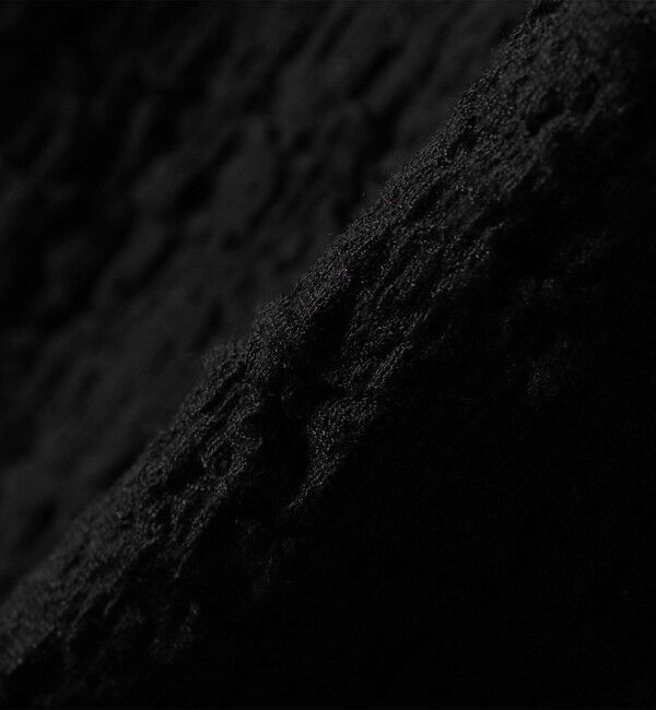 SHIPS for women「assiette:〈手洗い可能〉シャーリング レース プルオーバー」|Tシャツ・カットソー|